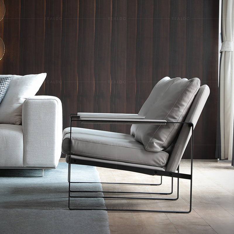 Renowned designer designs minimalist single chairs