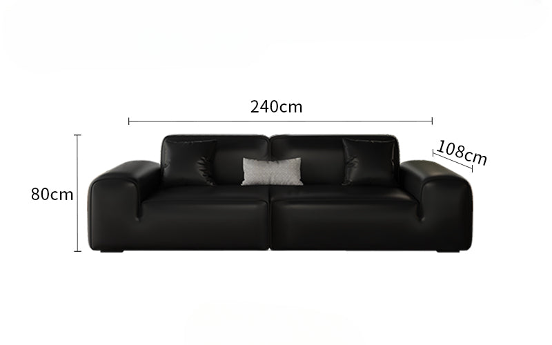 Big Black Bull Cube Sofa