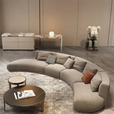 Curved furniture combination