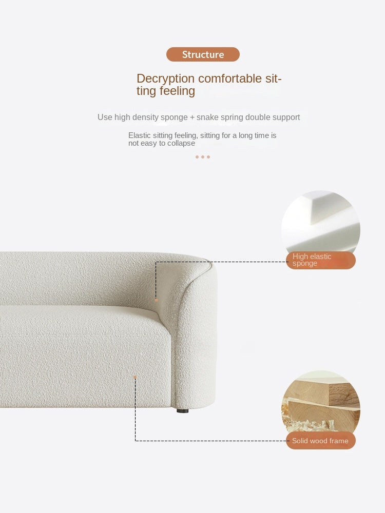 Modern cream sofa