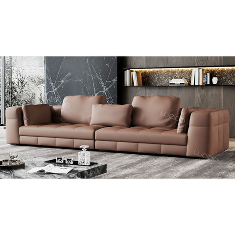 Italian suit leather sofa