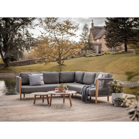 Corner Sofa Set with Duo Coffee Tablegarden