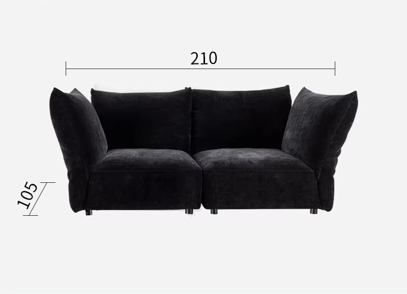 Modern minimalist petal fabric sofa