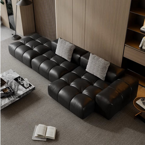 SABA Pixel Module Leather Sofa