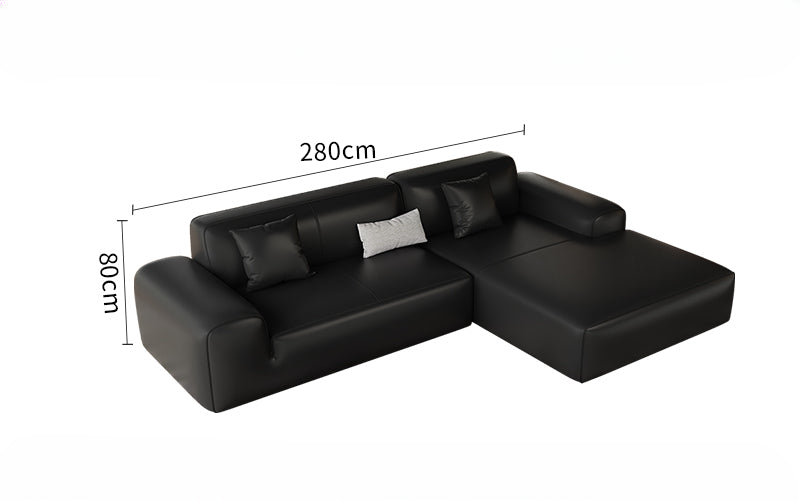 Big Black Bull Cube Sofa