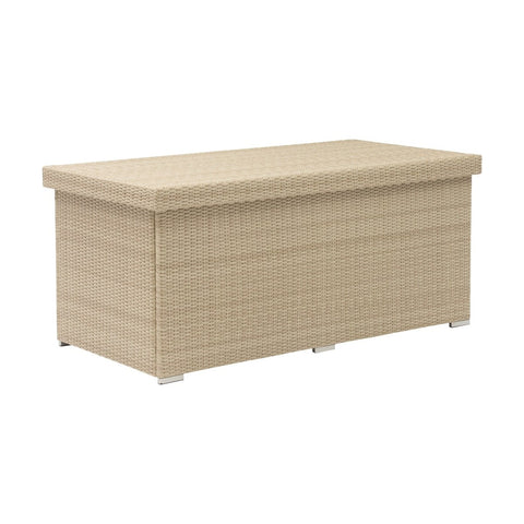 Nutmeg Rattan Large Cushion Box with Linergarden