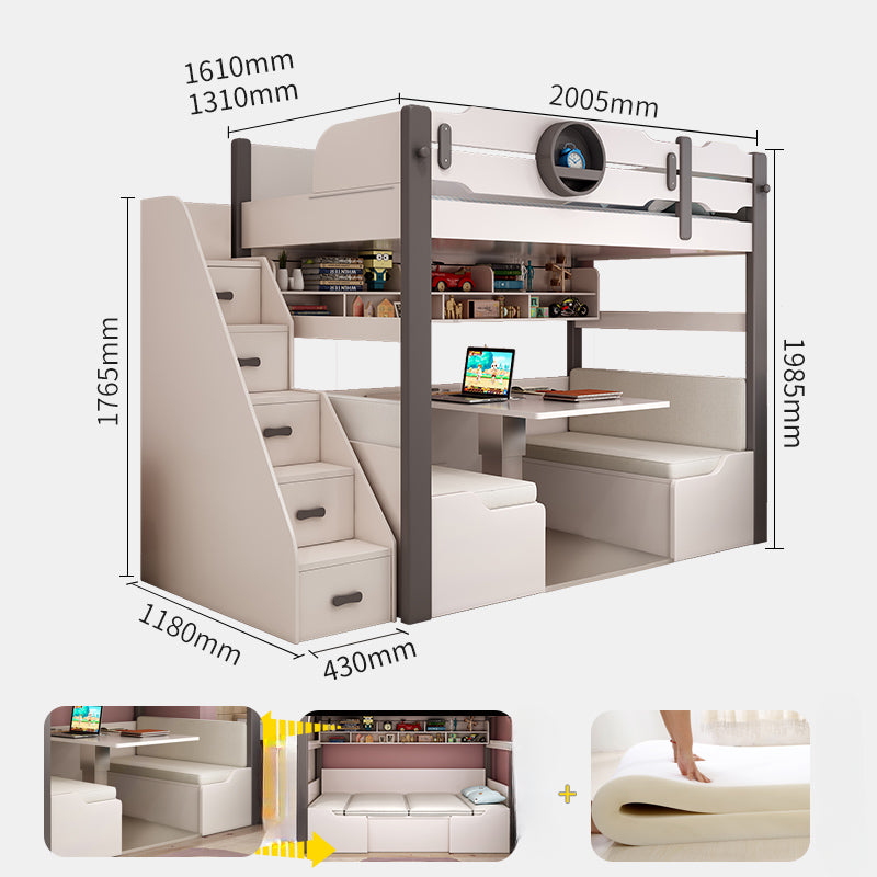 Upper and lower bed multifunctional combination bed