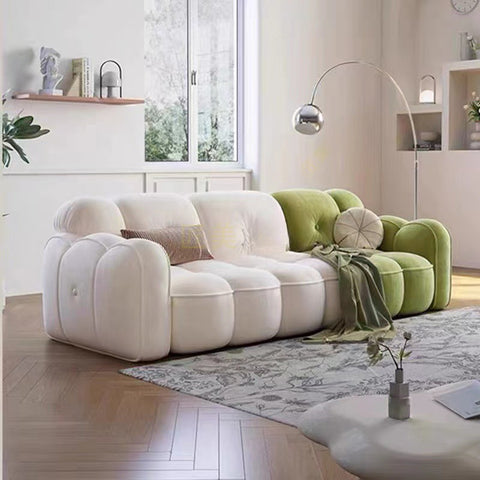 Cream fabric sofa