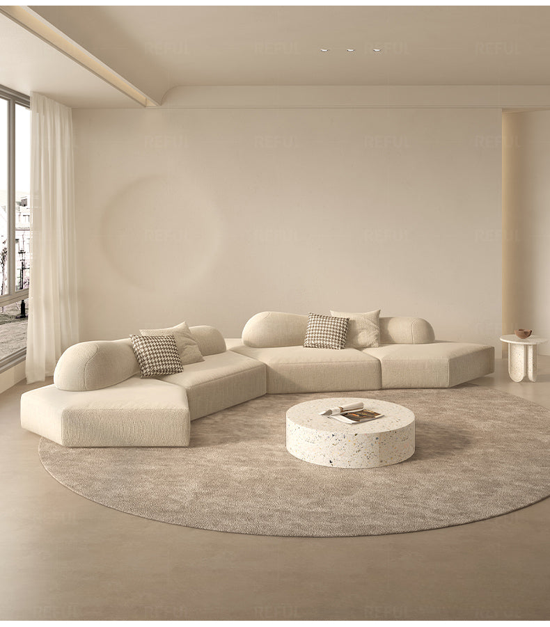 Italian modular fabric sofa