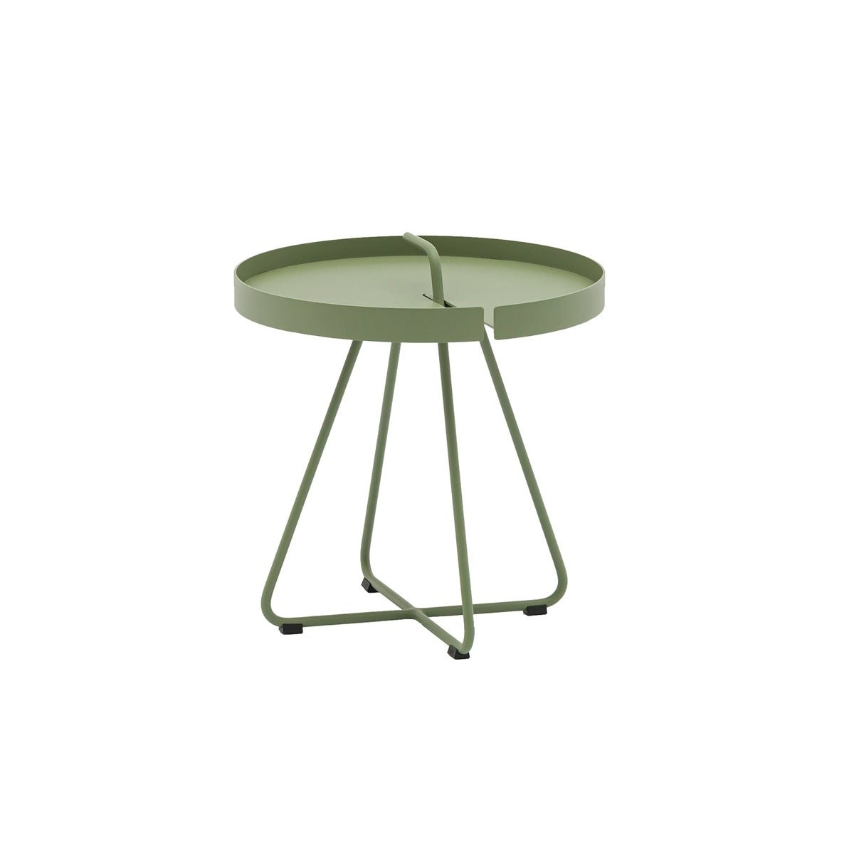 Pistachio Side Tray Table With Removable Topgarden