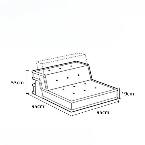 Nordic Rochburg color sofa multi-combination