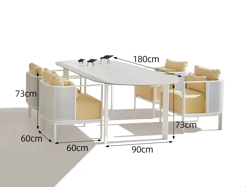 Outdoor Sofa Combination Sales Department Villa Courtyard  garden Lying Chair garden