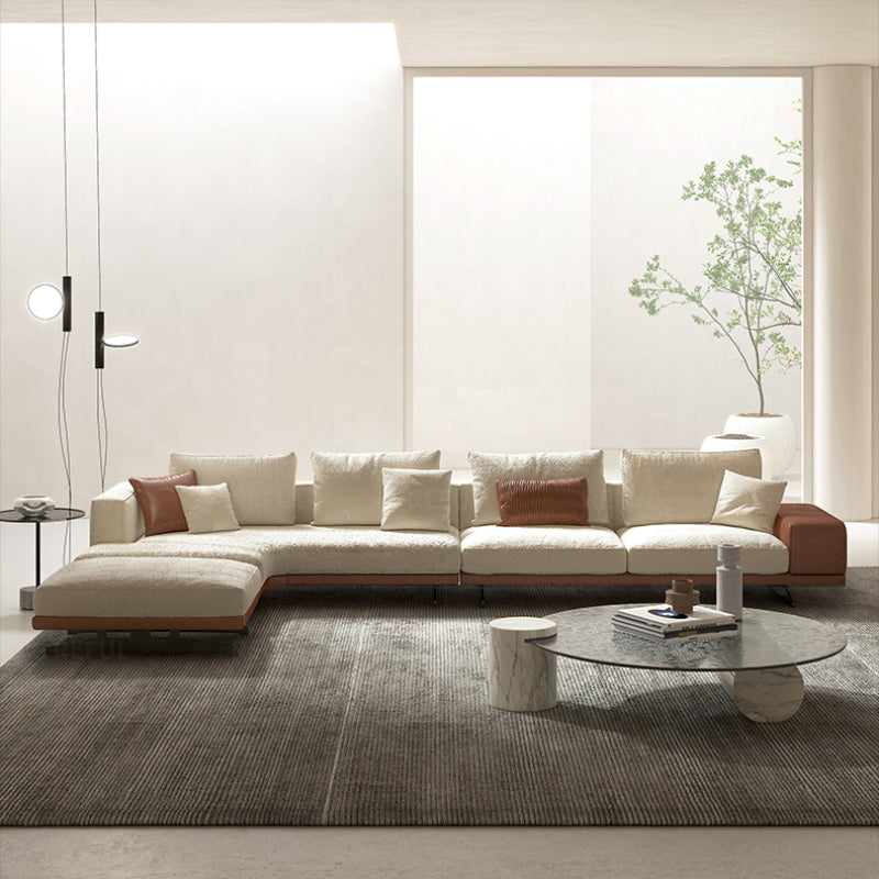 High-end Italian minimalist fabric sofa