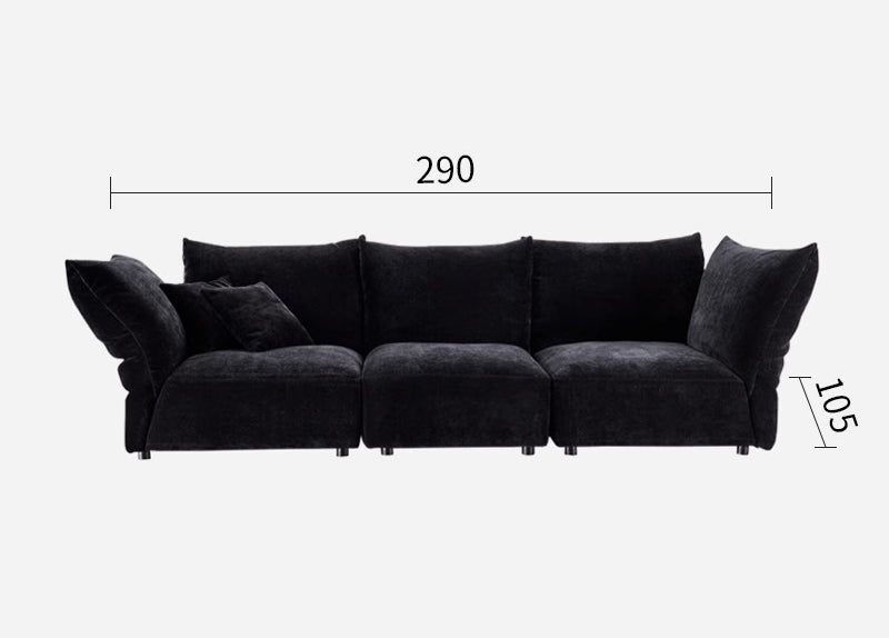 Modern minimalist petal fabric sofa