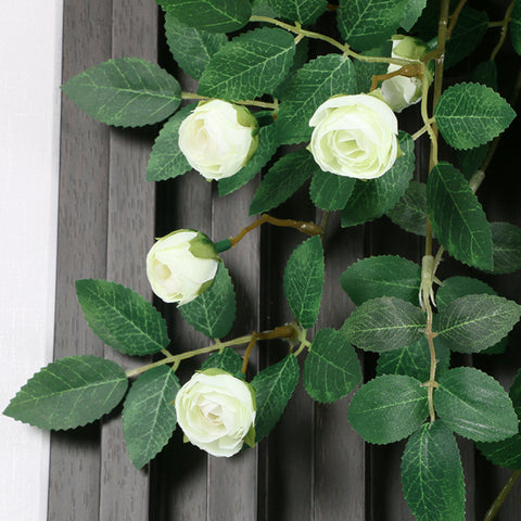 Artificial rose vine bionic wall