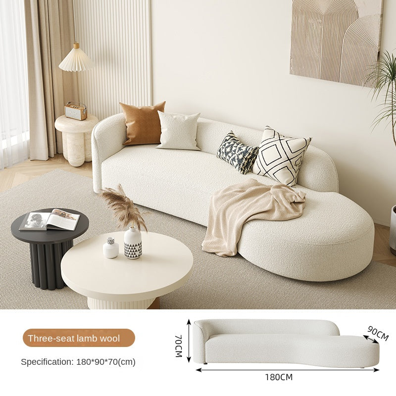 Modern cream sofa