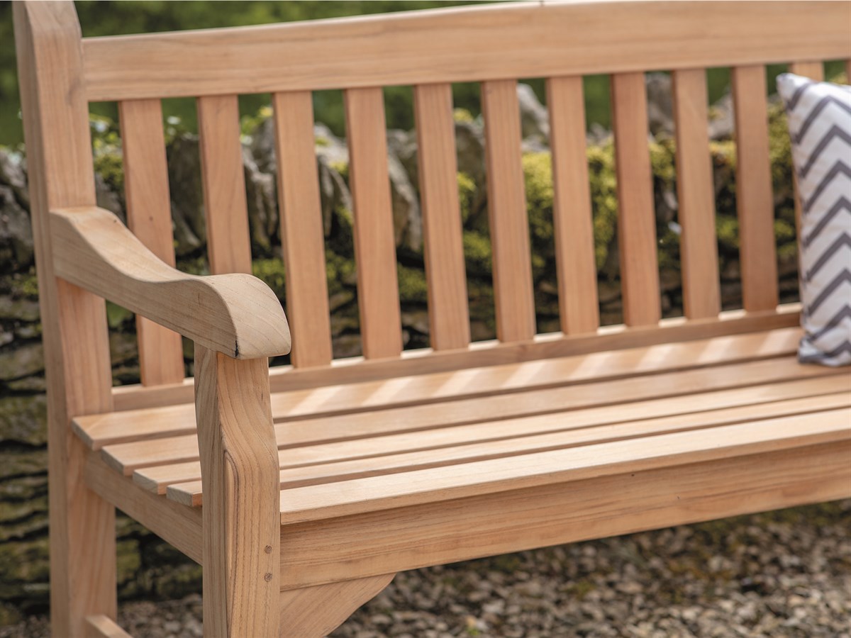 Teak 3 Seat Benchgarden