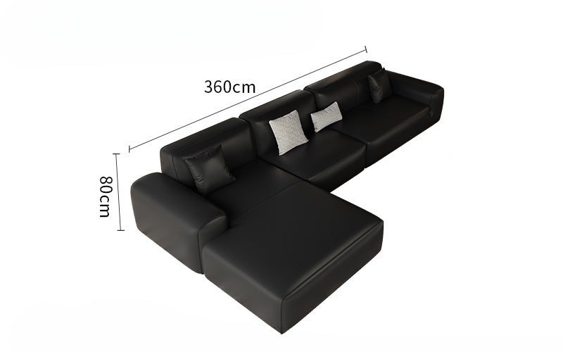 Big Black Bull Cube Sofa