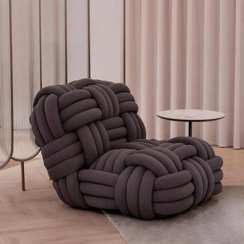 Designer Creative Art Personality New Single Sofa Moooi Sofa Chair Knitty