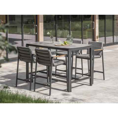 Rectangle Bar Set with 4 Chairsgarden