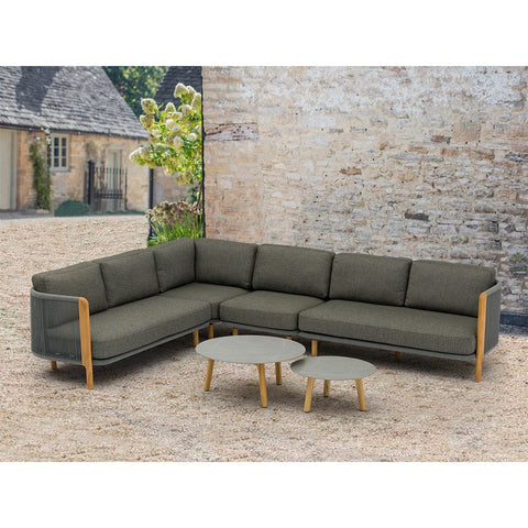 L-Shape Sofa Set with Duo Coffee Tablegarden