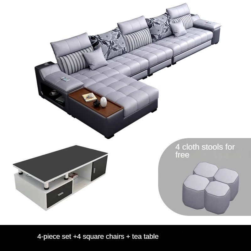 Modern minimalist multifunctional combination sofa