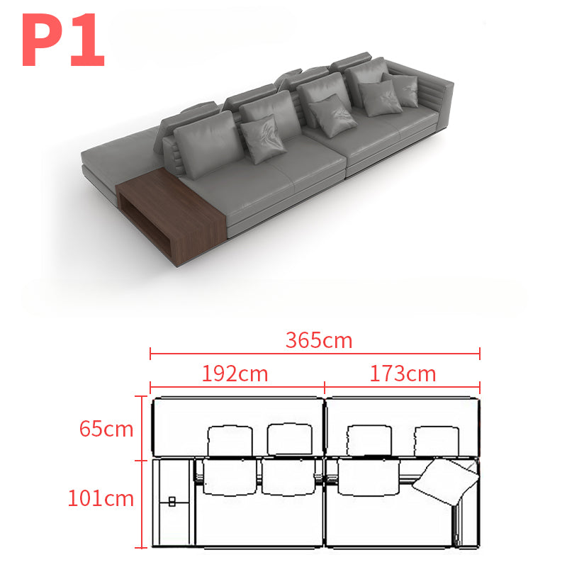 High-end Italian minimalist sofa