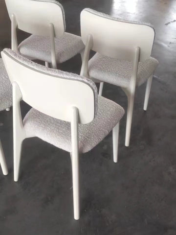 Italian ash modern minimalist dining chair