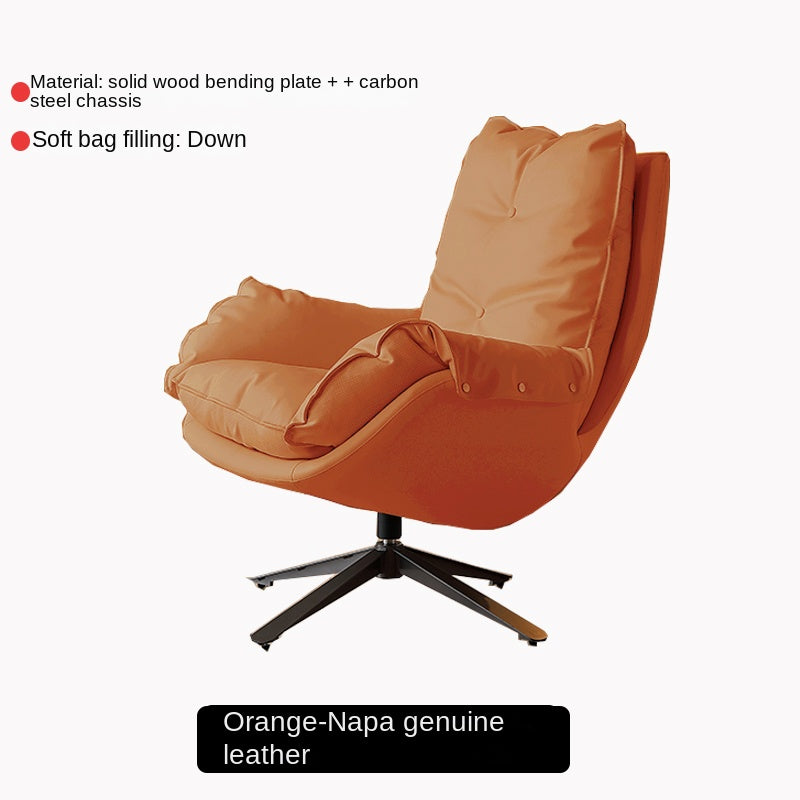 Renowned designer designs leisure chairs