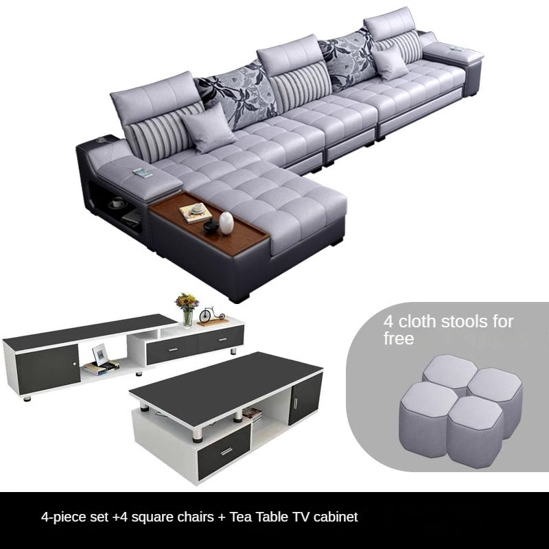 Modern minimalist multifunctional combination sofa