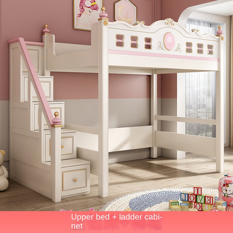 Pink Multi functional Combination Bed