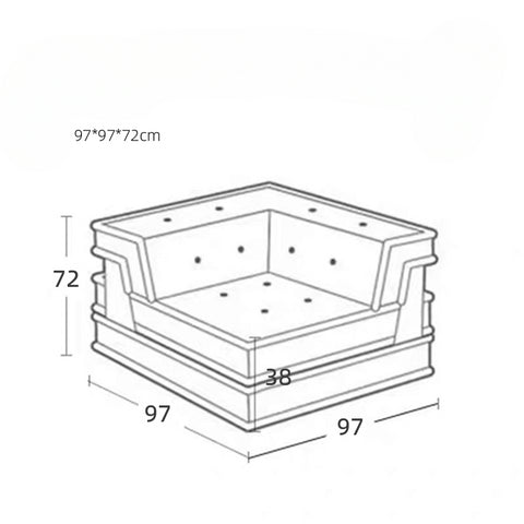 Rochburg color multi-combination sofa