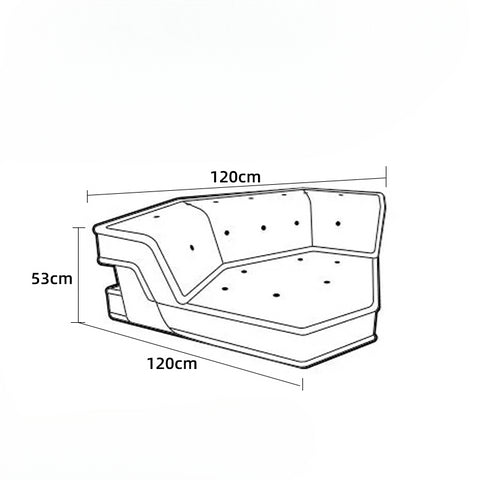 Nordic Rochburg color sofa multi-combination