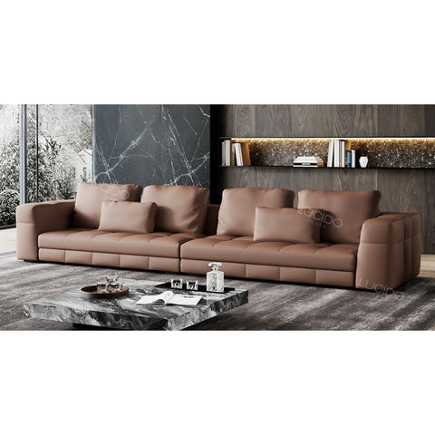 Italian suit leather sofa