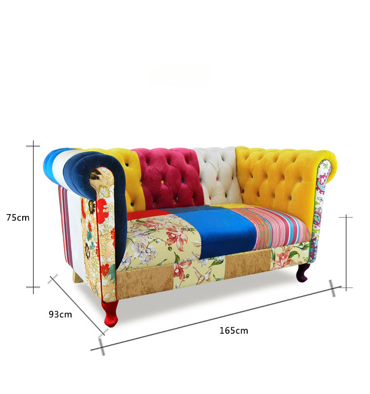 Original design fabric color matching sofa