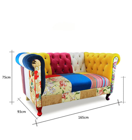 Original design fabric color matching sofa