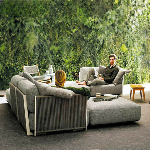 Courtyard garden leisure rope woven sofa combinationgarden