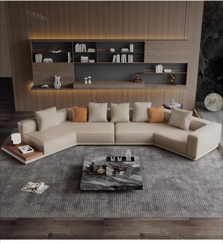 Italian Horizonte leather sofa