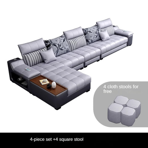 Modern minimalist multifunctional combination sofa