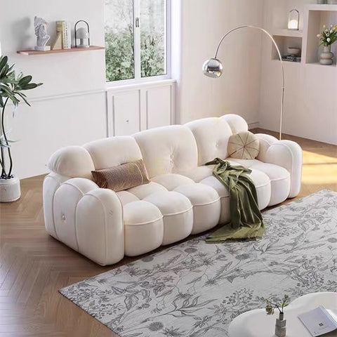 Cream fabric sofa