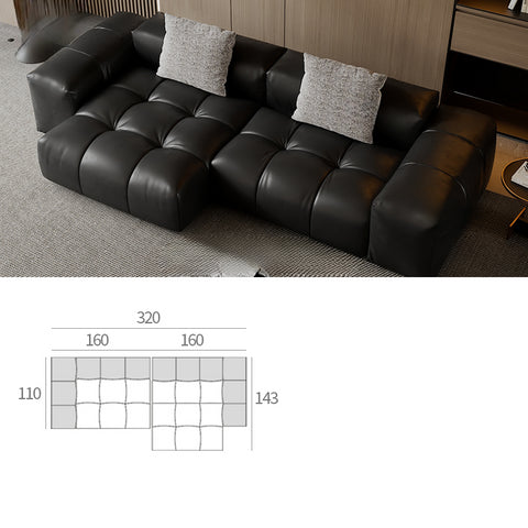 SABA Pixel Module Leather Sofa