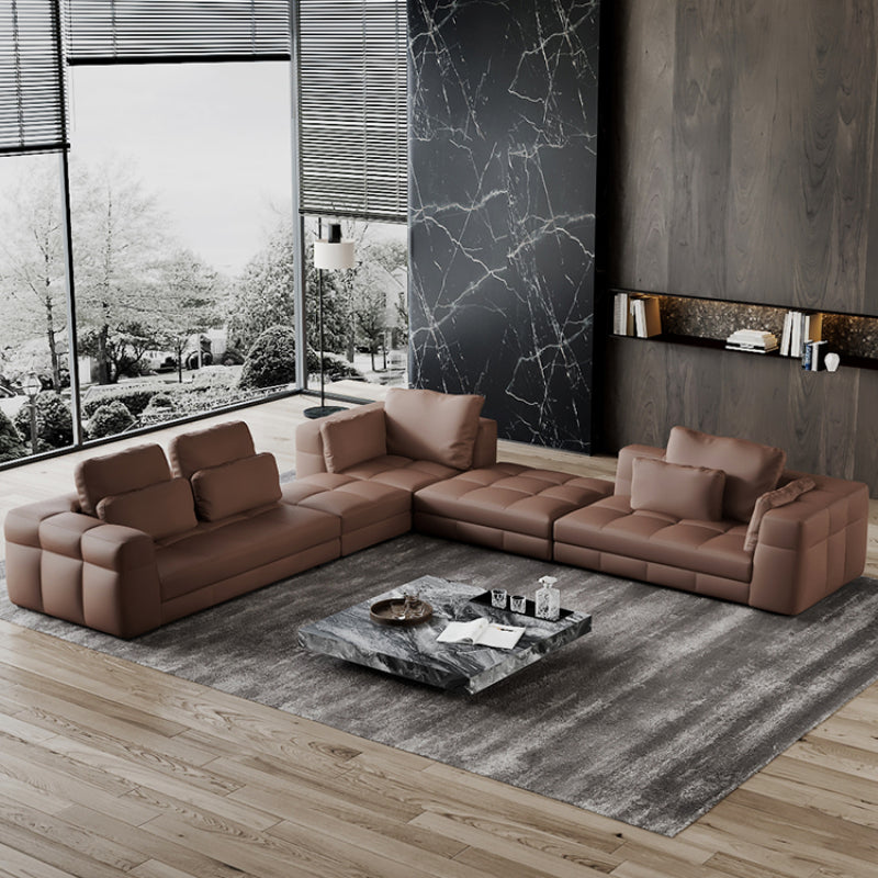 Italian suit leather sofa