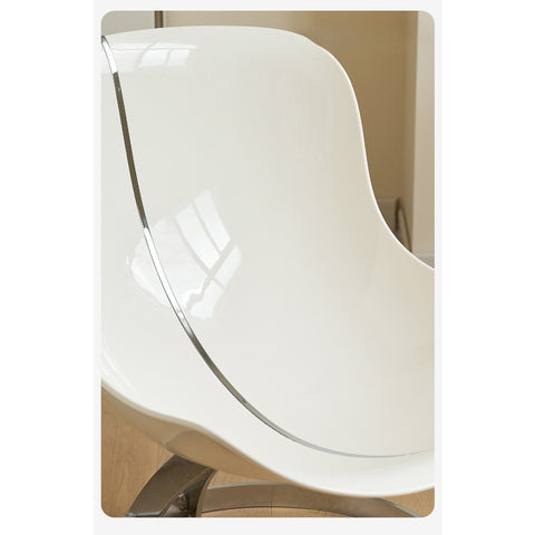 Designer's Creative Cream Home Acrylic Chair