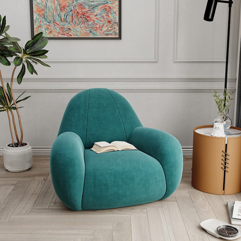 Light luxury designer single sofa chair bedroom balcony small apartment living room leisure creative cactus sofa chair