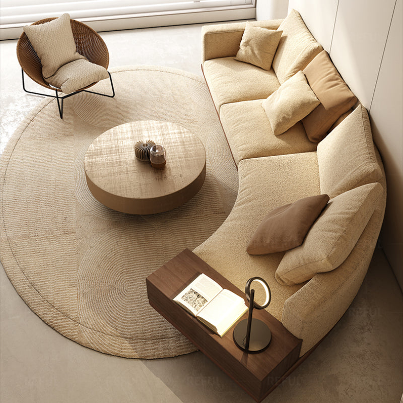 High-end Italian minimalist fabric sofa