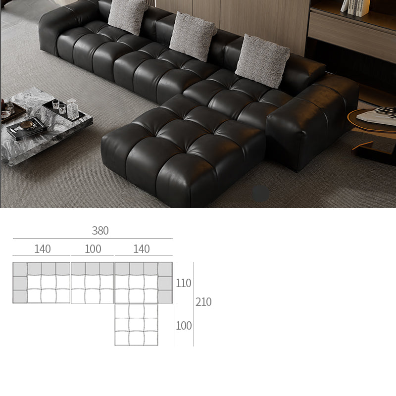 SABA Pixel Module Leather Sofa