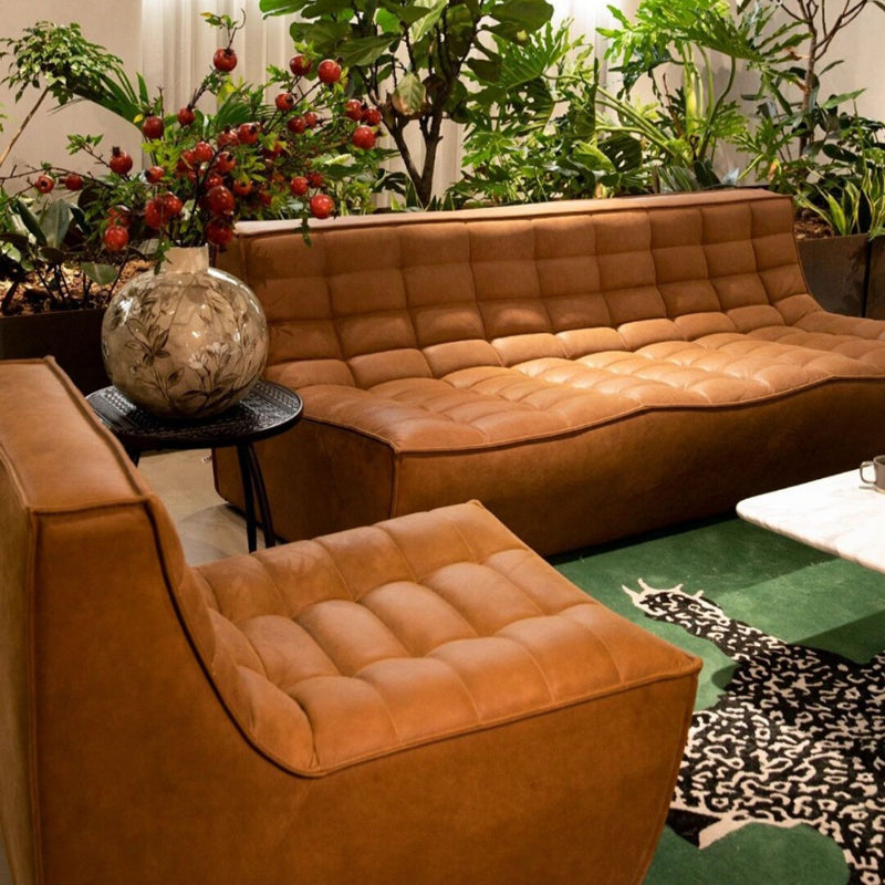 Vintage leather sofa