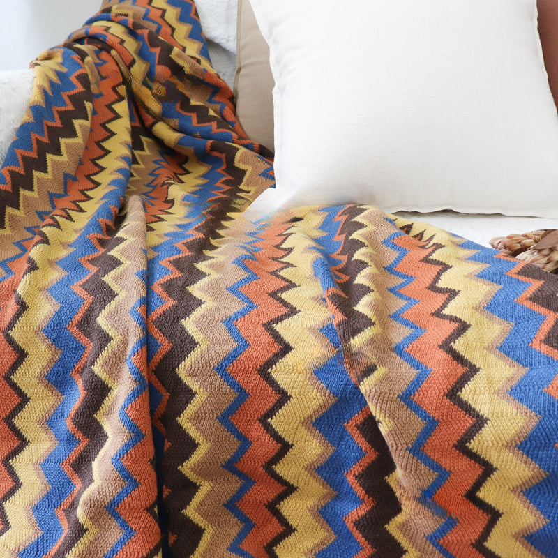 Bohemian air conditioning blanket sofa blanket