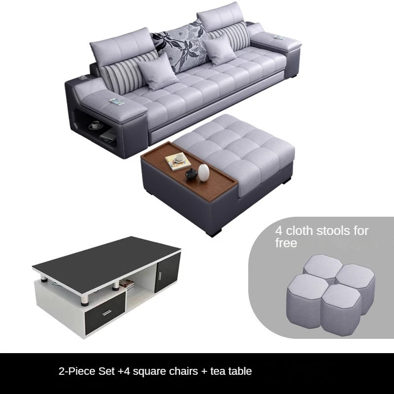 Modern minimalist multifunctional combination sofa