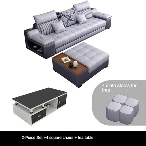 Modern minimalist multifunctional combination sofa